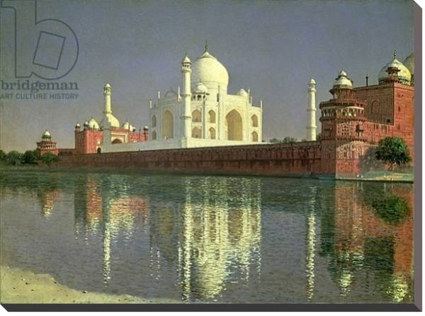 Постер The Taj Mahal, 1874-76 с типом исполнения На холсте без рамы