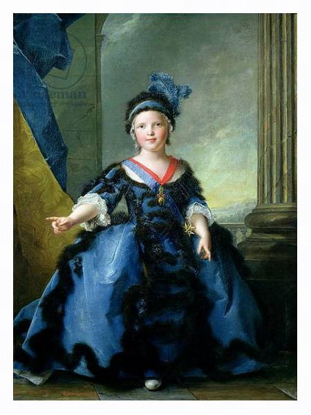 Постер Louis-Joseph-Xavier de France Duke of Burgundy, 1754 с типом исполнения На холсте в раме в багетной раме 221-03