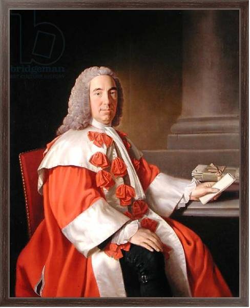Постер Alexander Boswell Lord Auchinleck, c.1754-55 с типом исполнения На холсте в раме в багетной раме 221-02