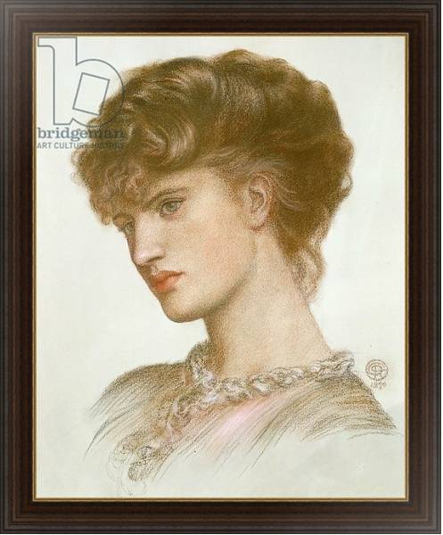 Постер Portrait of Aglaia Coronio 1870 с типом исполнения На холсте в раме в багетной раме 1.023.151