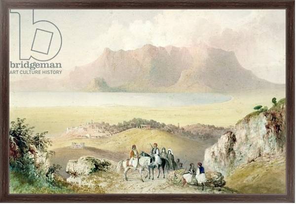Постер A View in Greece с типом исполнения На холсте в раме в багетной раме 221-02