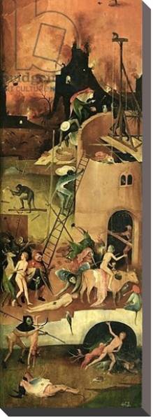 Постер The Haywain: right wing of the triptych depicting Hell, c.1500 2 с типом исполнения На холсте без рамы