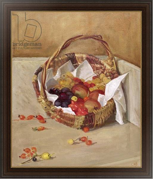Постер Basket of Fruit с типом исполнения На холсте в раме в багетной раме 1.023.151