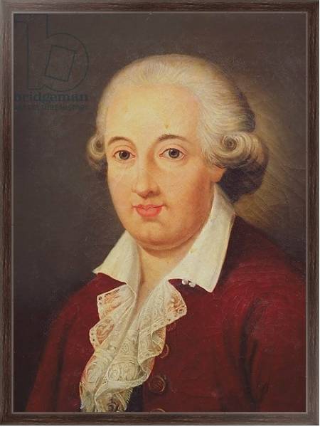 Постер Portrait of Domenico Cimarosa с типом исполнения На холсте в раме в багетной раме 221-02