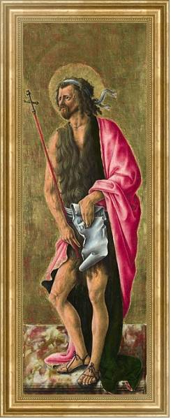Постер Святой Иоанн Креститель 2 с типом исполнения На холсте в раме в багетной раме NA033.1.051