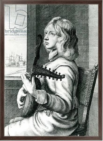 Постер Baroque Lute player с типом исполнения На холсте в раме в багетной раме 221-02