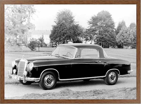 Постер Mercedes-Benz S-Klasse Coupe (W180 128) '1956–60 с типом исполнения На холсте в раме в багетной раме 1727.4310