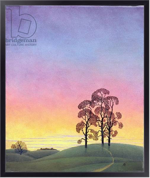 Постер Path through the Pines, 2004 с типом исполнения На холсте в раме в багетной раме 221-01