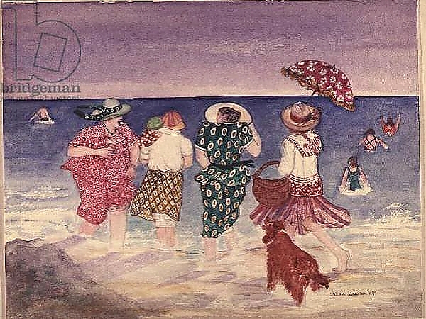 Постер Dancing on the Water III с типом исполнения На холсте без рамы