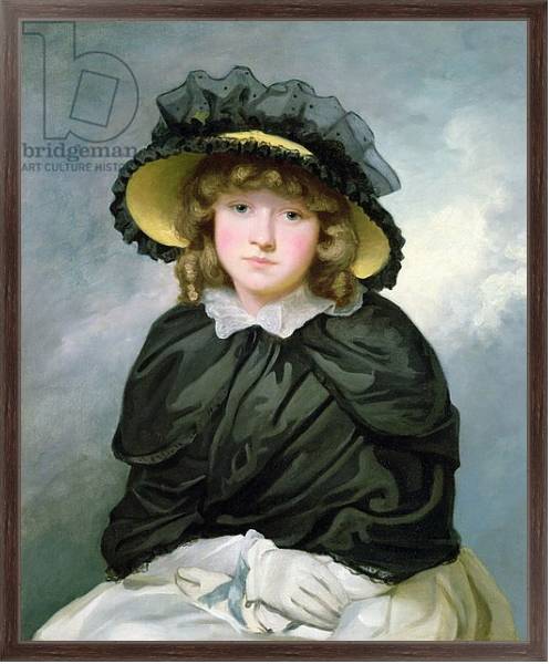 Постер Louisa Lane, called 'Cecilia', before 1782 с типом исполнения На холсте в раме в багетной раме 221-02