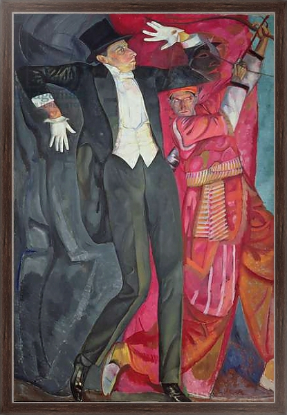 Постер Portrait of the Producer Vsevolod Emilievich Meyerhold 1916 с типом исполнения На холсте в раме в багетной раме 221-02