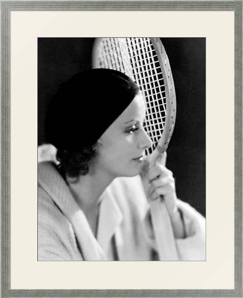 Постер Garbo, Greta (Kiss, The) с типом исполнения Под стеклом в багетной раме 1727.2510