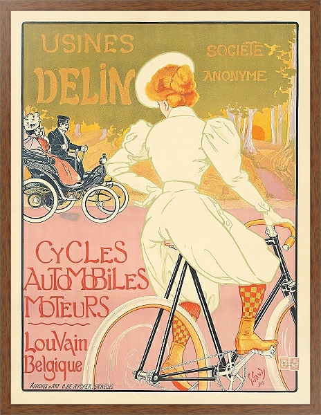 Постер Usines Delin с типом исполнения На холсте в раме в багетной раме 1727.4310