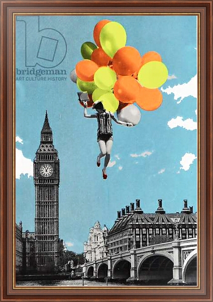Постер Balloons, 2017, с типом исполнения На холсте в раме в багетной раме 35-M719P-83