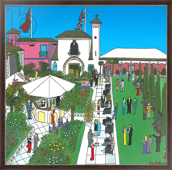 Постер The Roof Gardens, 2010, с типом исполнения На холсте в раме в багетной раме 221-02