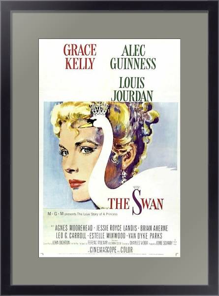 Постер Poster - Swan с типом исполнения Под стеклом в багетной раме 221-01