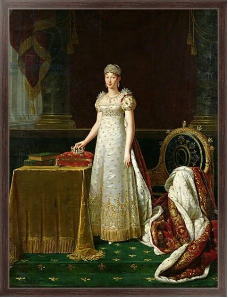 Постер Marie-Louise of Habsbourg Lorraine, 1814 с типом исполнения На холсте в раме в багетной раме 221-02