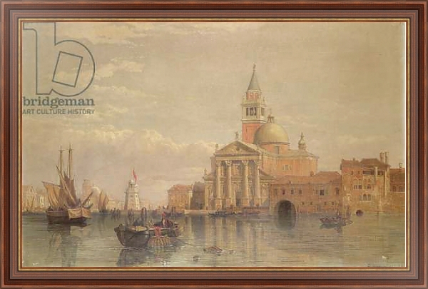 Постер San Giorgio Maggiore, Venice с типом исполнения На холсте в раме в багетной раме 35-M719P-83