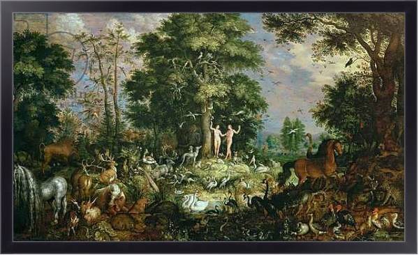 Постер Garden of Eden с типом исполнения На холсте в раме в багетной раме 221-01
