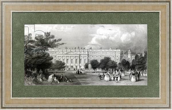 Постер Hampton Court Palace с типом исполнения Акварель в раме в багетной раме 485.M40.584