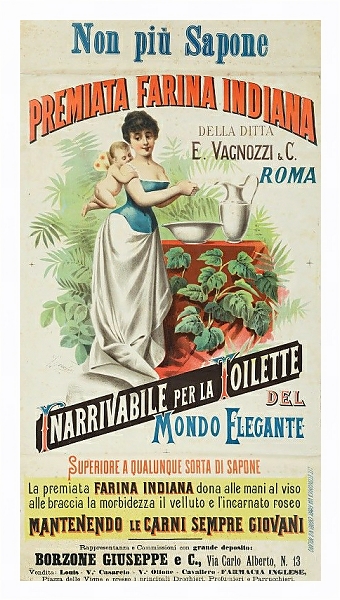 Постер Inarrivabile Per La Toilette Del Mondo Elegante с типом исполнения На холсте в раме в багетной раме 221-03