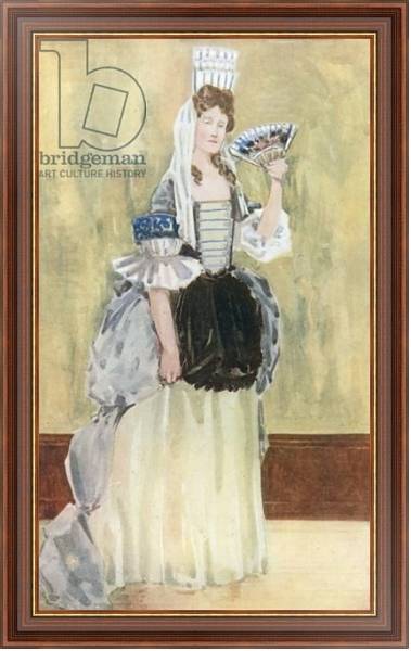 Постер A Woman of the Time of William and Mary 1689-1702 с типом исполнения На холсте в раме в багетной раме 35-M719P-83