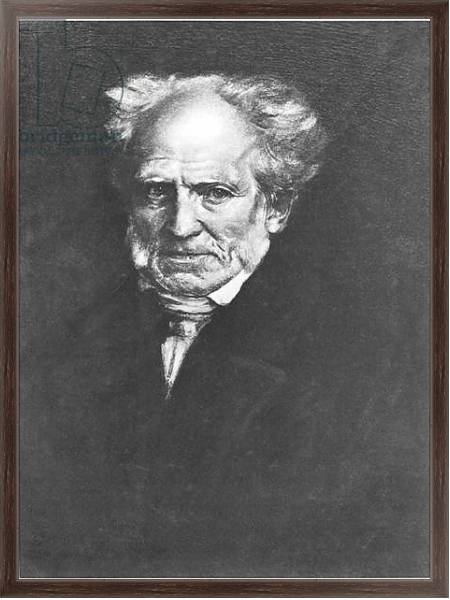 Постер Arthur Schopenhauer с типом исполнения На холсте в раме в багетной раме 221-02