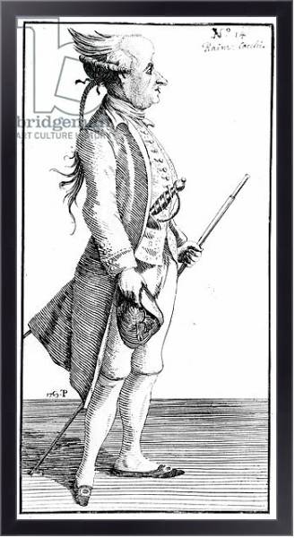 Постер Caricature of Raimondo Cocchi с типом исполнения На холсте в раме в багетной раме 221-01
