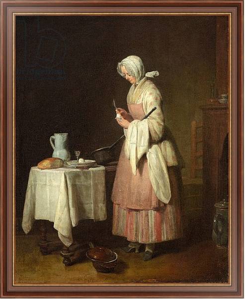 Постер The Attentive Nurse, 1747 с типом исполнения На холсте в раме в багетной раме 35-M719P-83