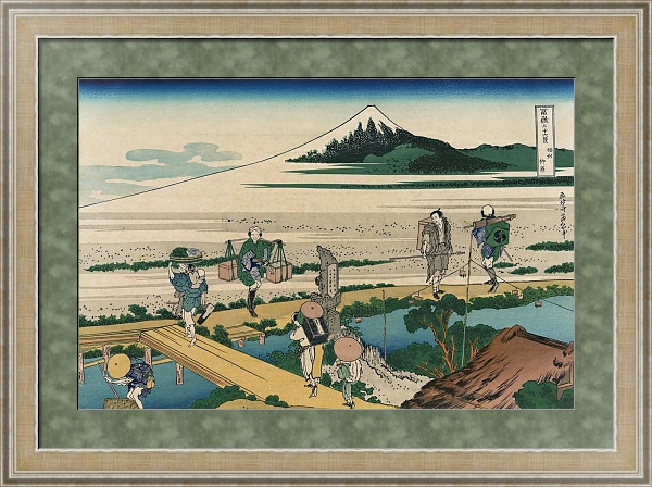 Постер Sōshū nakahara с типом исполнения Акварель в раме в багетной раме 485.M40.584