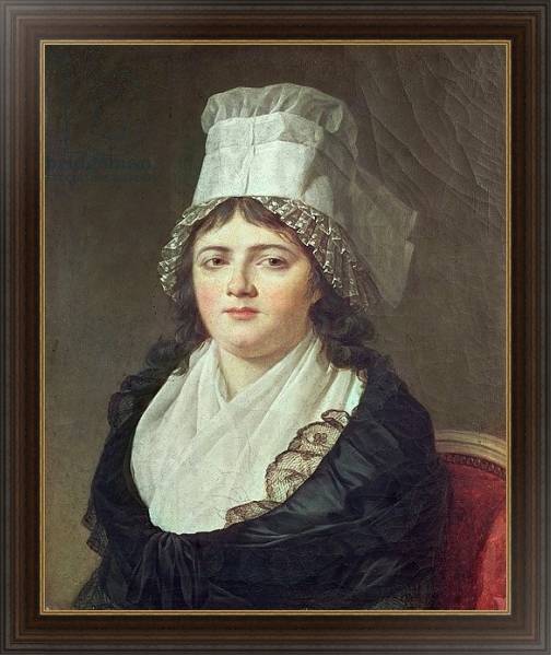 Постер Antoinette Gabrielle Charpentier 1793 с типом исполнения На холсте в раме в багетной раме 1.023.151