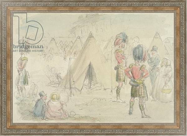Постер Highland Regiment in Camp с типом исполнения На холсте в раме в багетной раме 484.M48.310