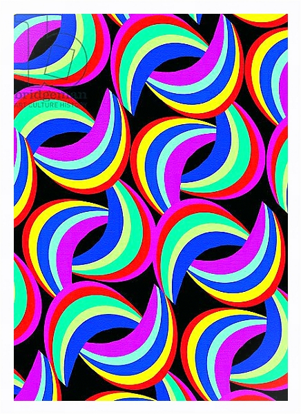 Постер Rainbow Print с типом исполнения На холсте в раме в багетной раме 221-03