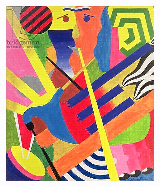 Постер The Pipe Band, 1990 с типом исполнения На холсте в раме в багетной раме 221-03