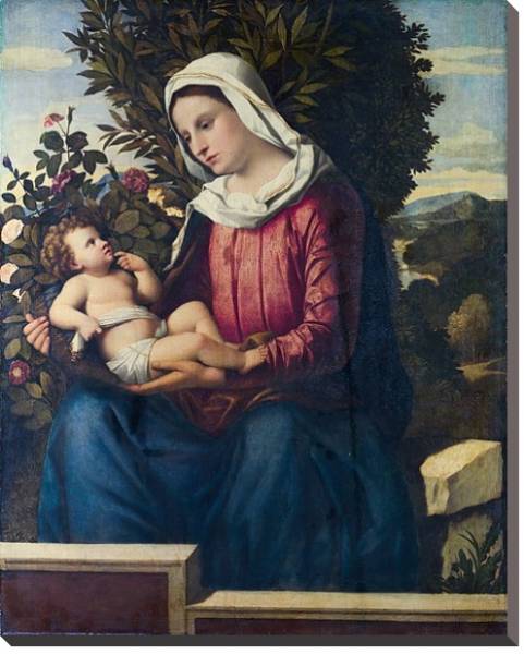 Постер Дева Мария с младенцем 6 с типом исполнения На холсте без рамы