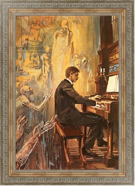 Постер Albert Schweitzer was an exceptionally fine organist с типом исполнения На холсте в раме в багетной раме 484.M48.310