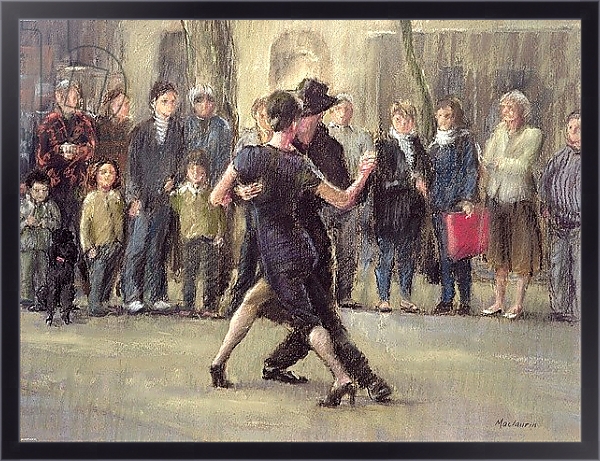 Постер Street Tango с типом исполнения На холсте в раме в багетной раме 221-01