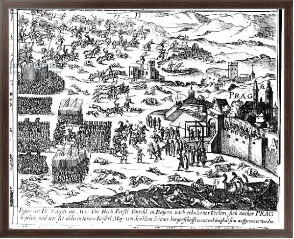 Постер Defenestration of Prague, 1618 с типом исполнения На холсте в раме в багетной раме 221-02
