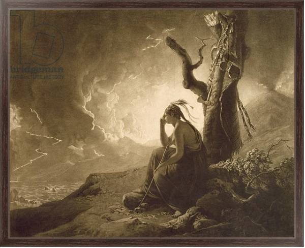 Постер The Indian Widow, 1789 с типом исполнения На холсте в раме в багетной раме 221-02