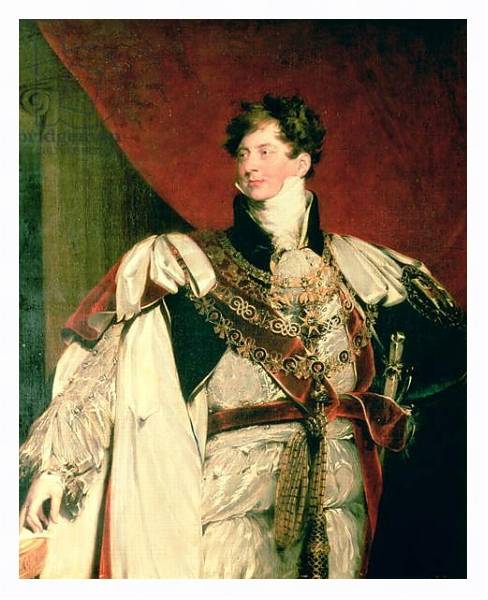 Постер George IV с типом исполнения На холсте в раме в багетной раме 221-03