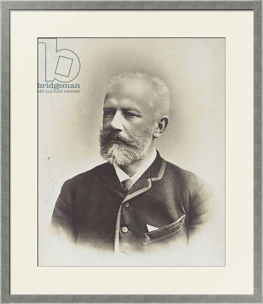 Постер Portrait of Pyotr Ilyich Tchaikovsky 3 с типом исполнения Под стеклом в багетной раме 1727.2510