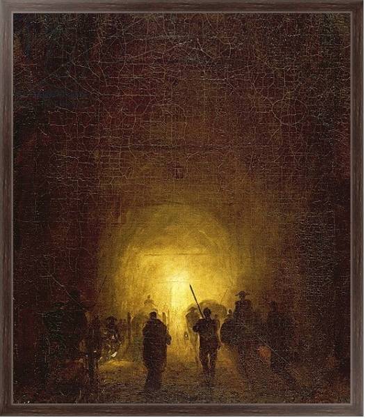 Постер The Posillipo Cave at Naples с типом исполнения На холсте в раме в багетной раме 221-02