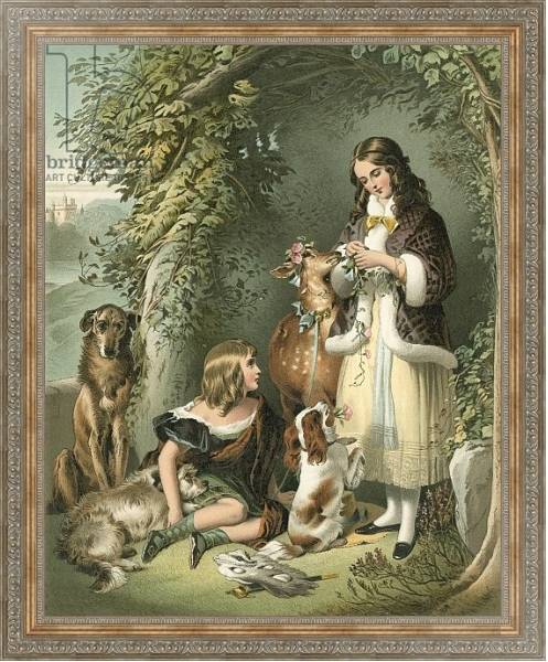 Постер The Marquess of Stafford and the Lady Evelyn Gower с типом исполнения На холсте в раме в багетной раме 484.M48.310