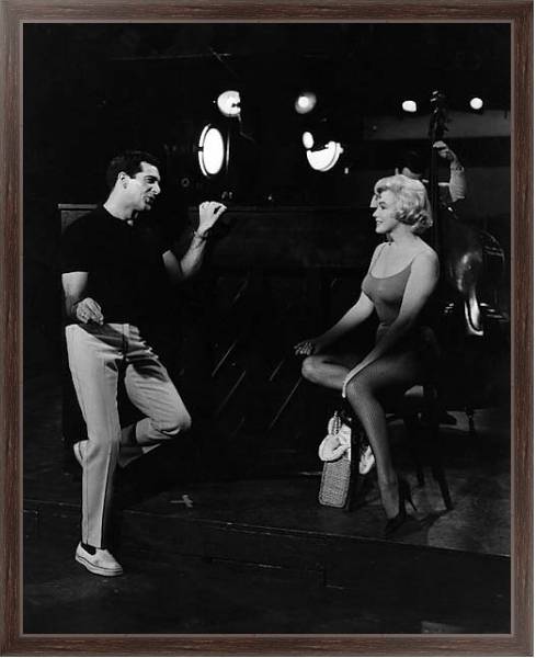 Постер Monroe, Marilyn 132 с типом исполнения На холсте в раме в багетной раме 221-02