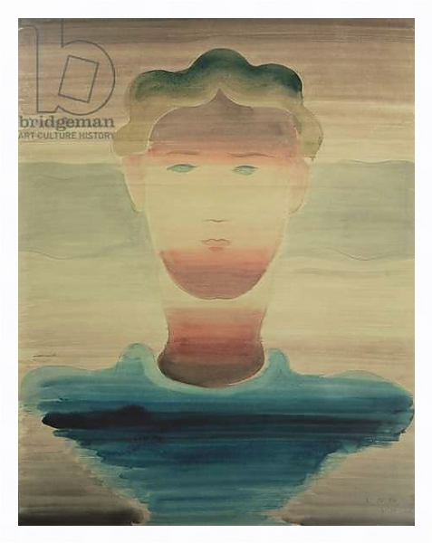 Постер Striped Portrait, 1932 с типом исполнения На холсте в раме в багетной раме 221-03