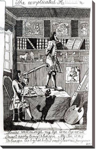Постер The complicated Richardson, 1724 с типом исполнения На холсте без рамы