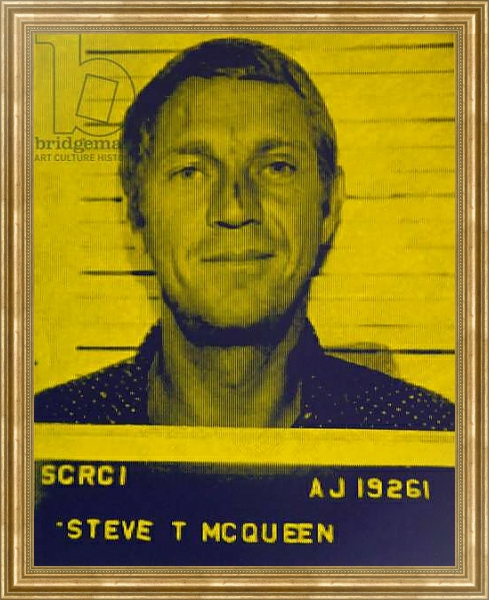 Постер Steve McQueen II с типом исполнения На холсте в раме в багетной раме NA033.1.051