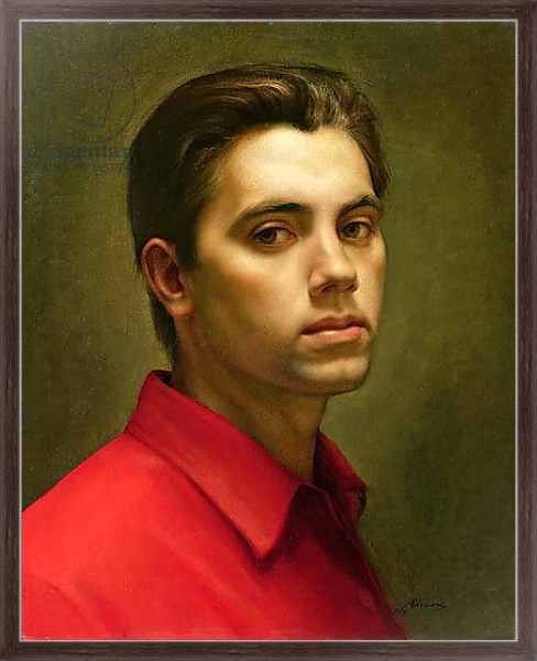 Постер Self portrait, 1959 с типом исполнения На холсте в раме в багетной раме 221-02