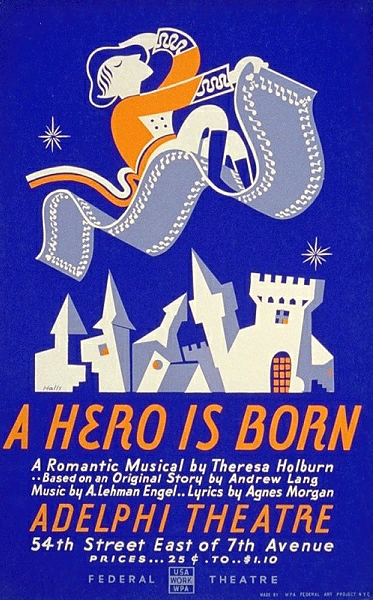 Постер A hero is born с типом исполнения На холсте без рамы