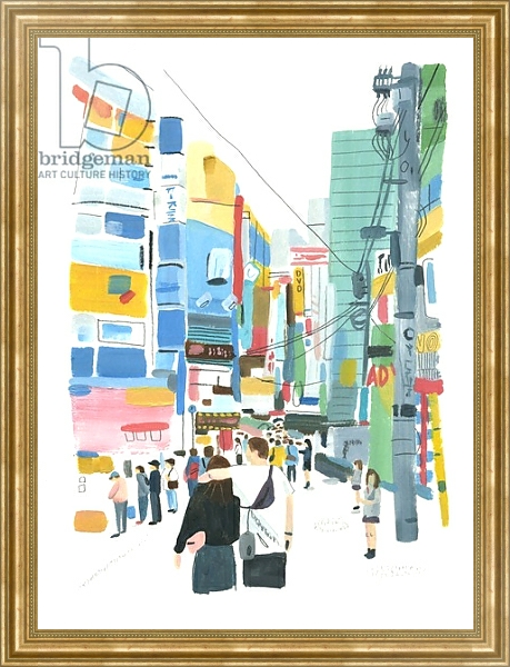 Постер Akihabara, 2015 с типом исполнения На холсте в раме в багетной раме NA033.1.051